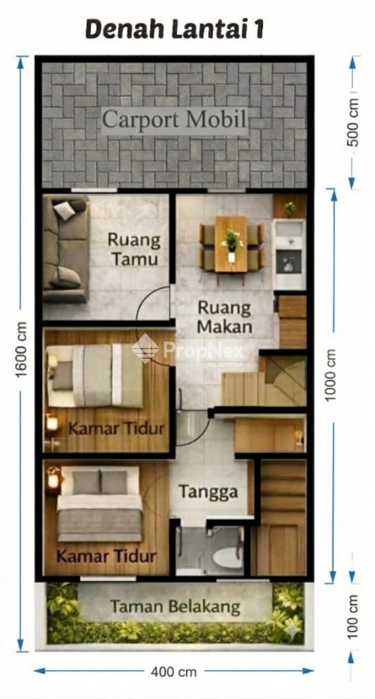 Rumah Rungkut Menanggal Harapan, 4 KT, 2 Lantai — foto 2